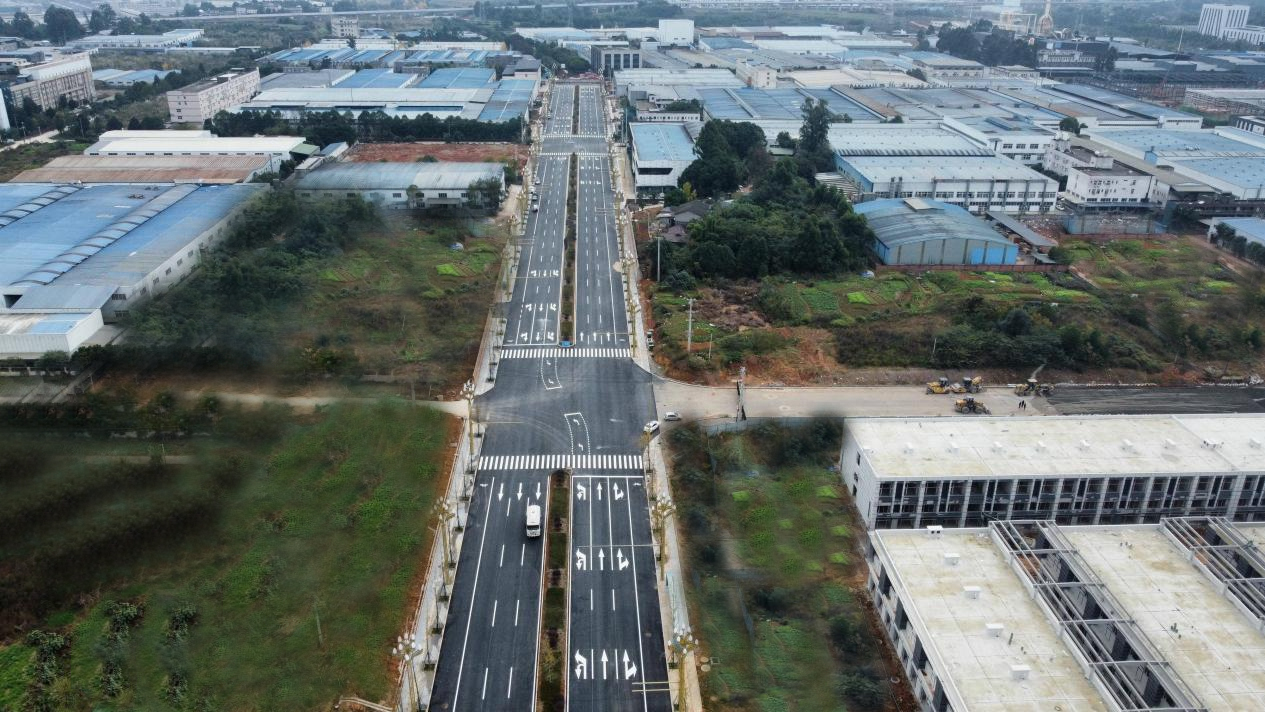 我司承建的视高大道西延线顺利竣工，助力天府新区交通升级   NEWS